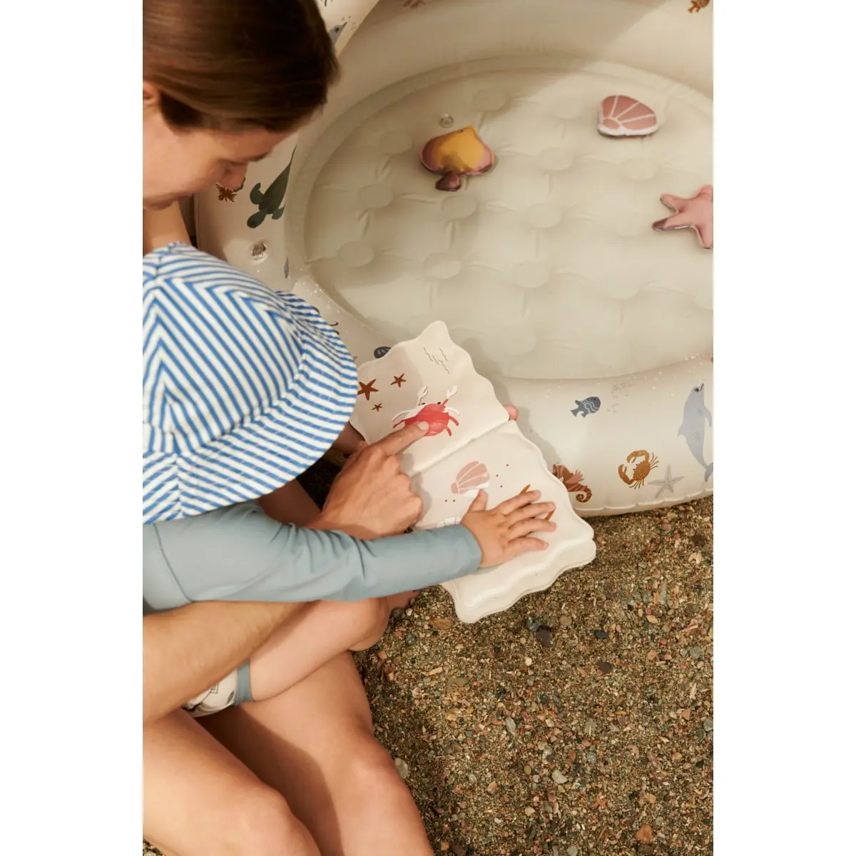 Liewood Noah Schwimm-T-Shirt „Safari sandy mix“, LSF 40+, Gr. 80-92, 104, 116, 122, 134, 140 – Bild 8