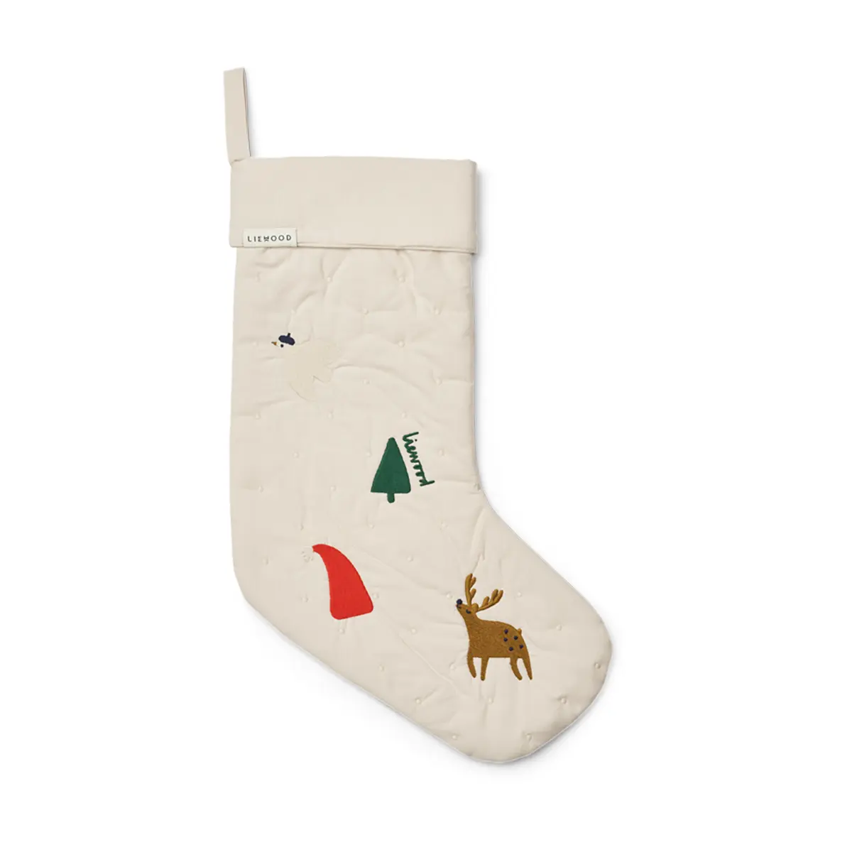 Liewood Weihnachtsstrumpf Basil „Holiday : Sandy“, 40x22cm 01