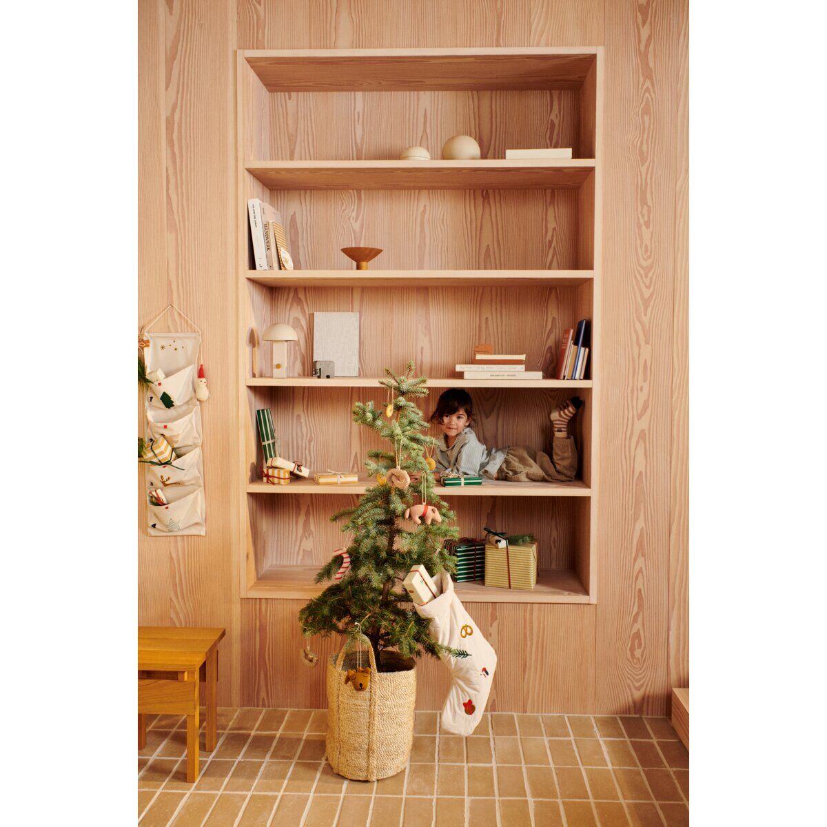 Liewood Weihnachtsstrumpf Basil „Holiday / Sandy“, 40x22cm – Bild 4