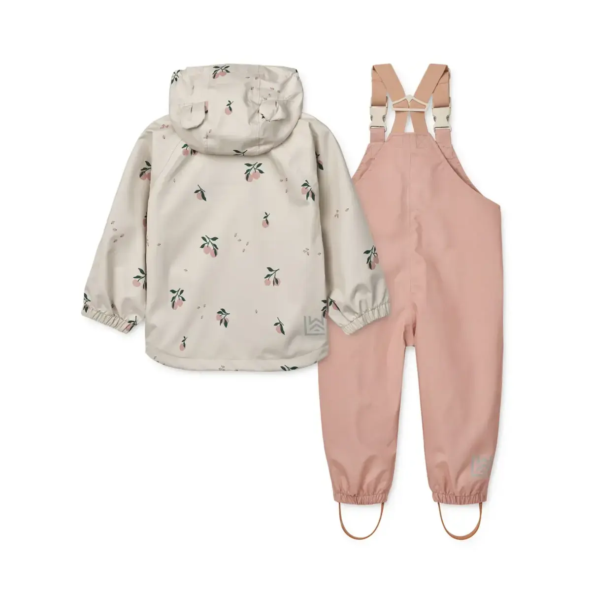 Liewood Softshell Regenbekleidungs-Set Manu „Peach / Sea shell“