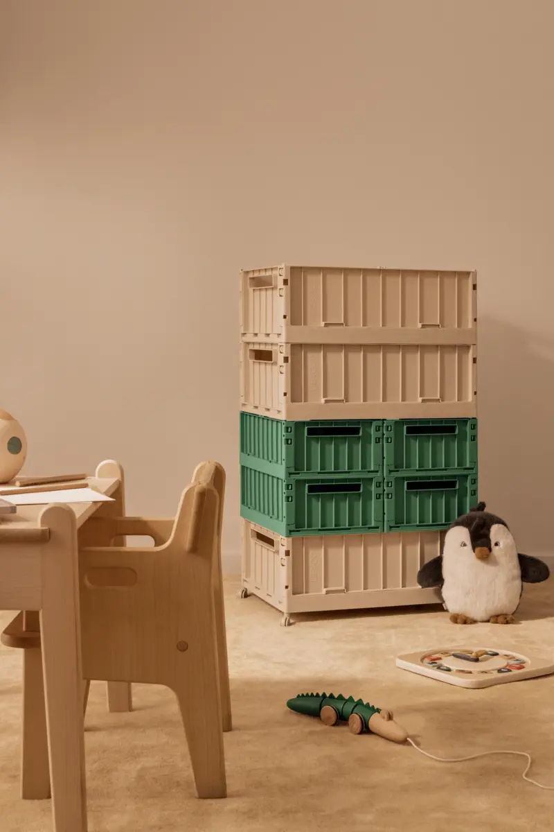 Liewood Aufbewahrungsbox Weston „Beach blue“, Größe M, 2er-Set, 36x25x14cm – Bild 6