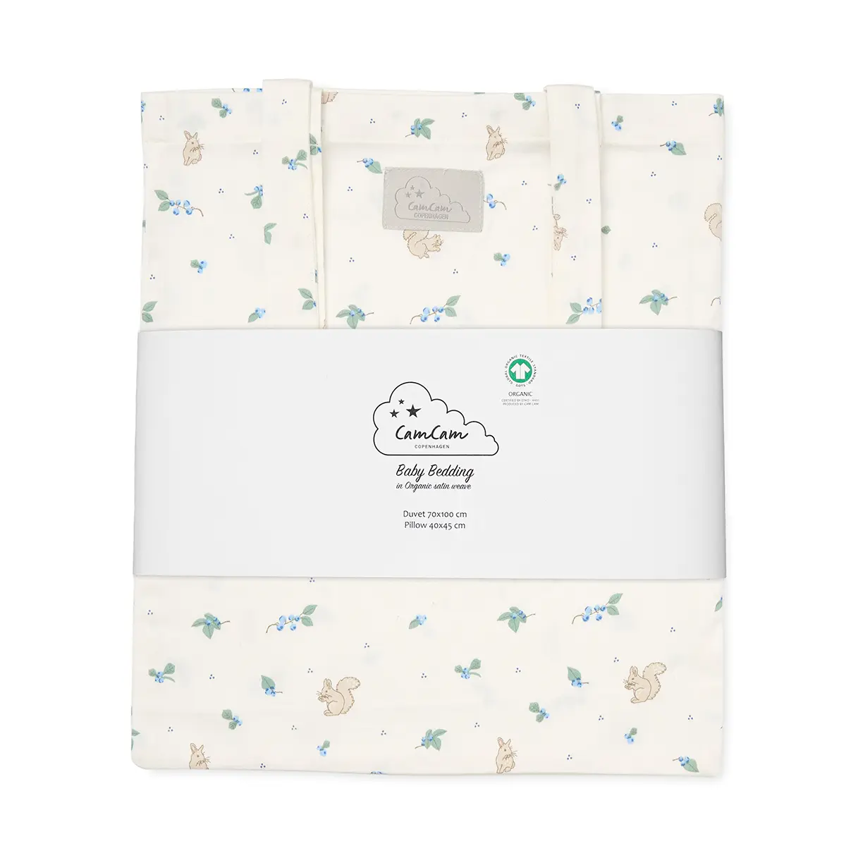 Cam Cam Baby Bettwäsche „Blueberries“ – 70x100cm / 40x45cm