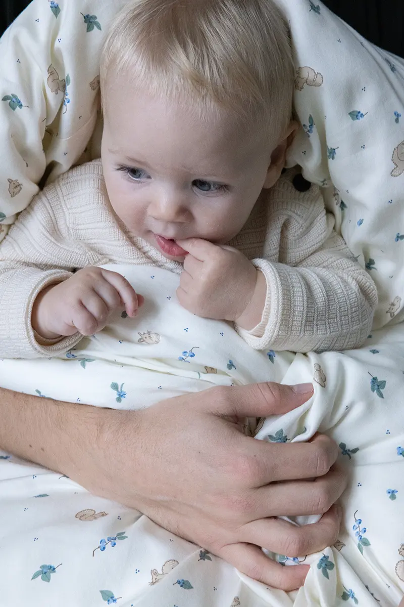 Cam Cam Baby Bettwäsche „Blueberries“ – 70x100cm / 40x45cm