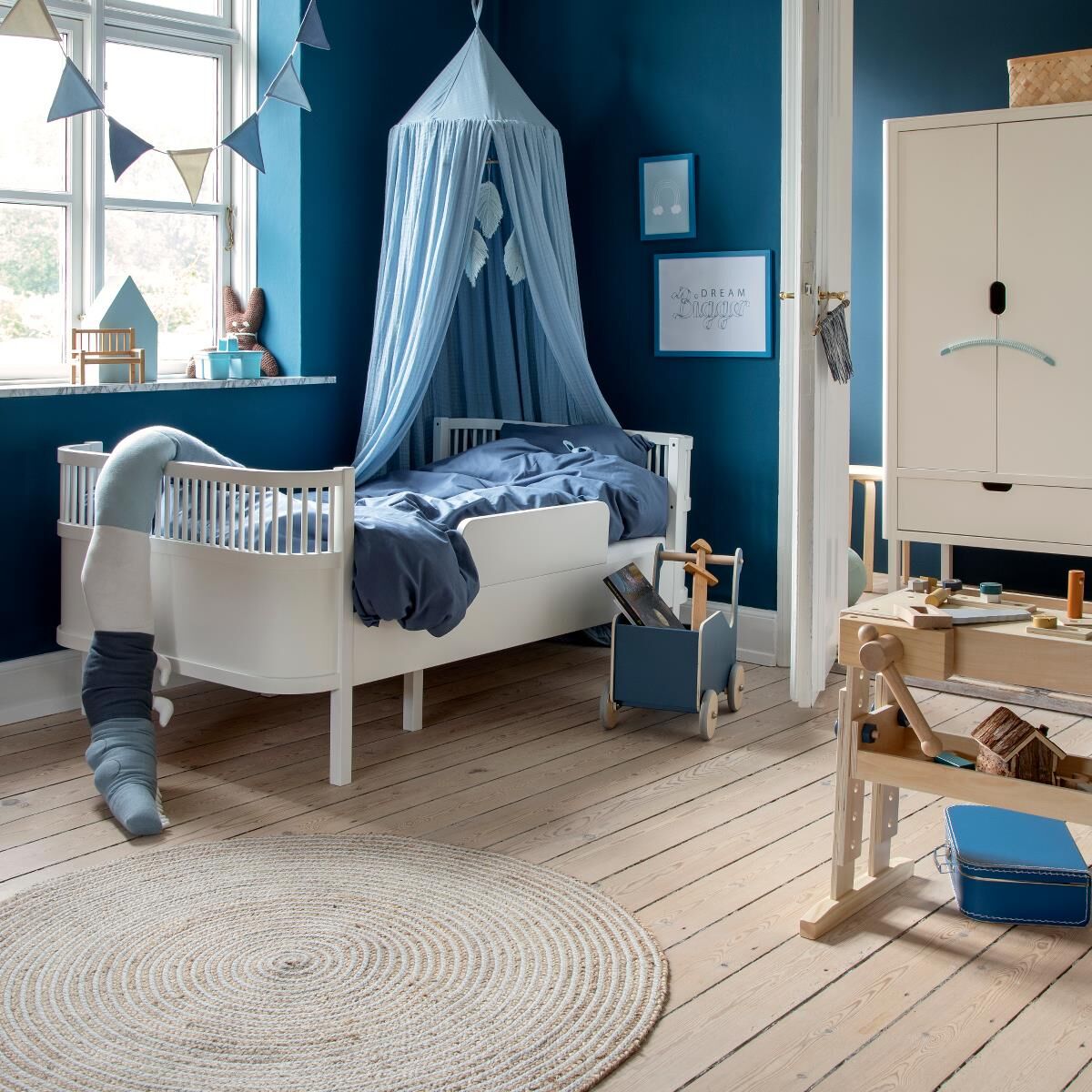 Sebra Stützbrett Junior & Grow, weiß 02