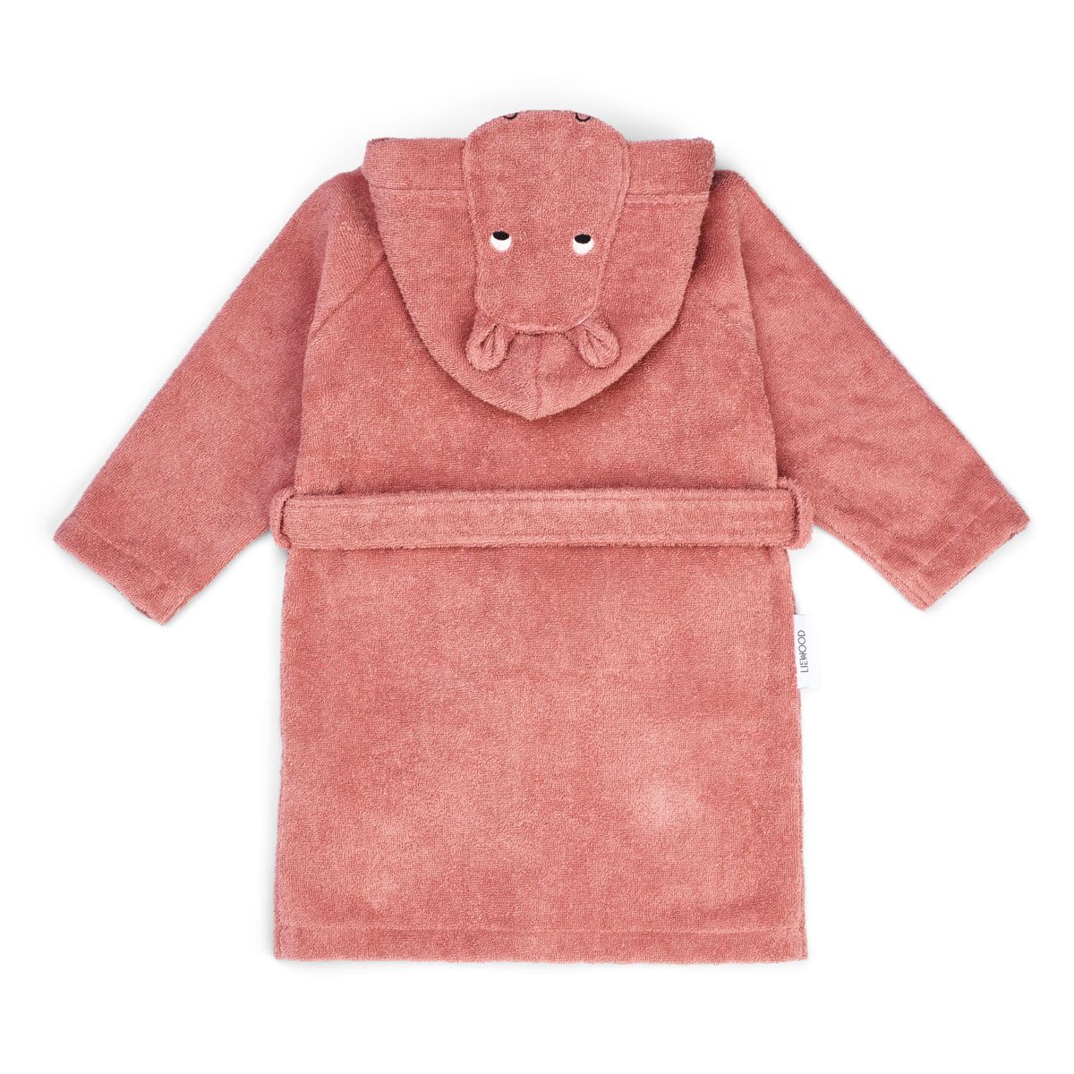 Liewood Lily Bademantel „Hippo / Dusty raspberry mix“, 1-4 Jahre – Bild 2