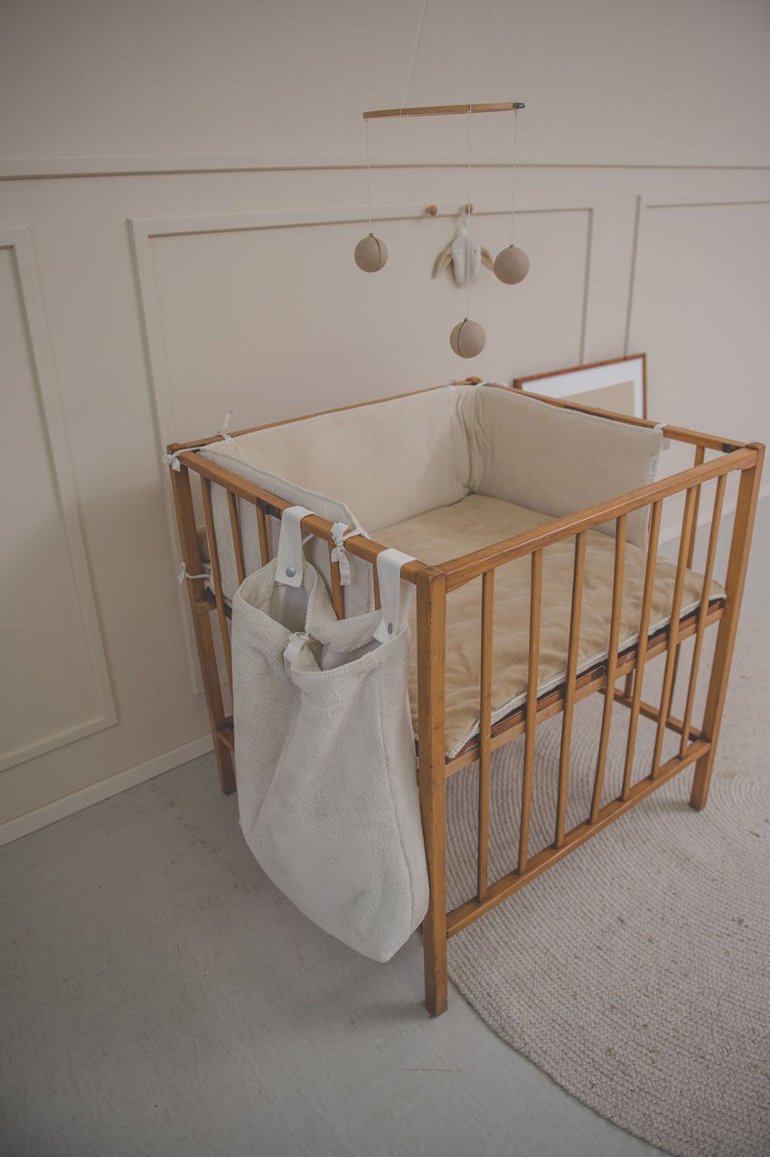 koeka Spielzeugbeutel Malmo Teddy „pebble“ für Laufstall oder Babybett – Bild 5