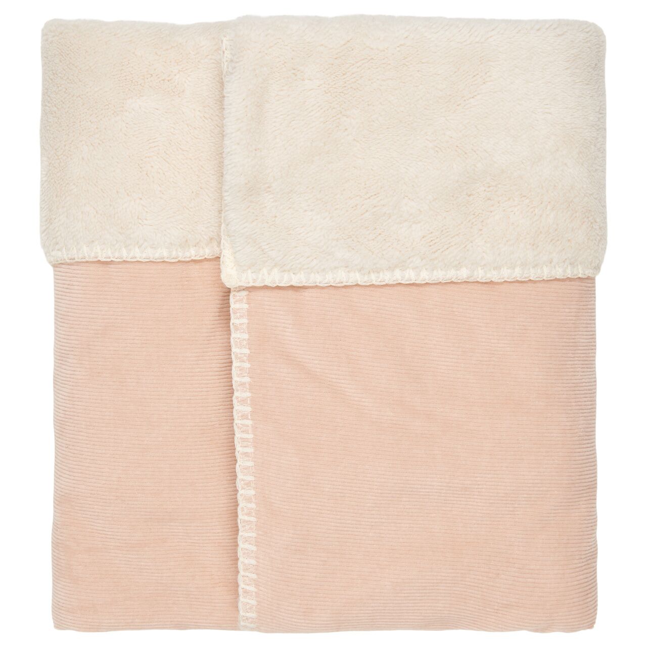 koeka Babydecke Oddi Plüsch „rosa salt“, 75x100cm – Bild 2