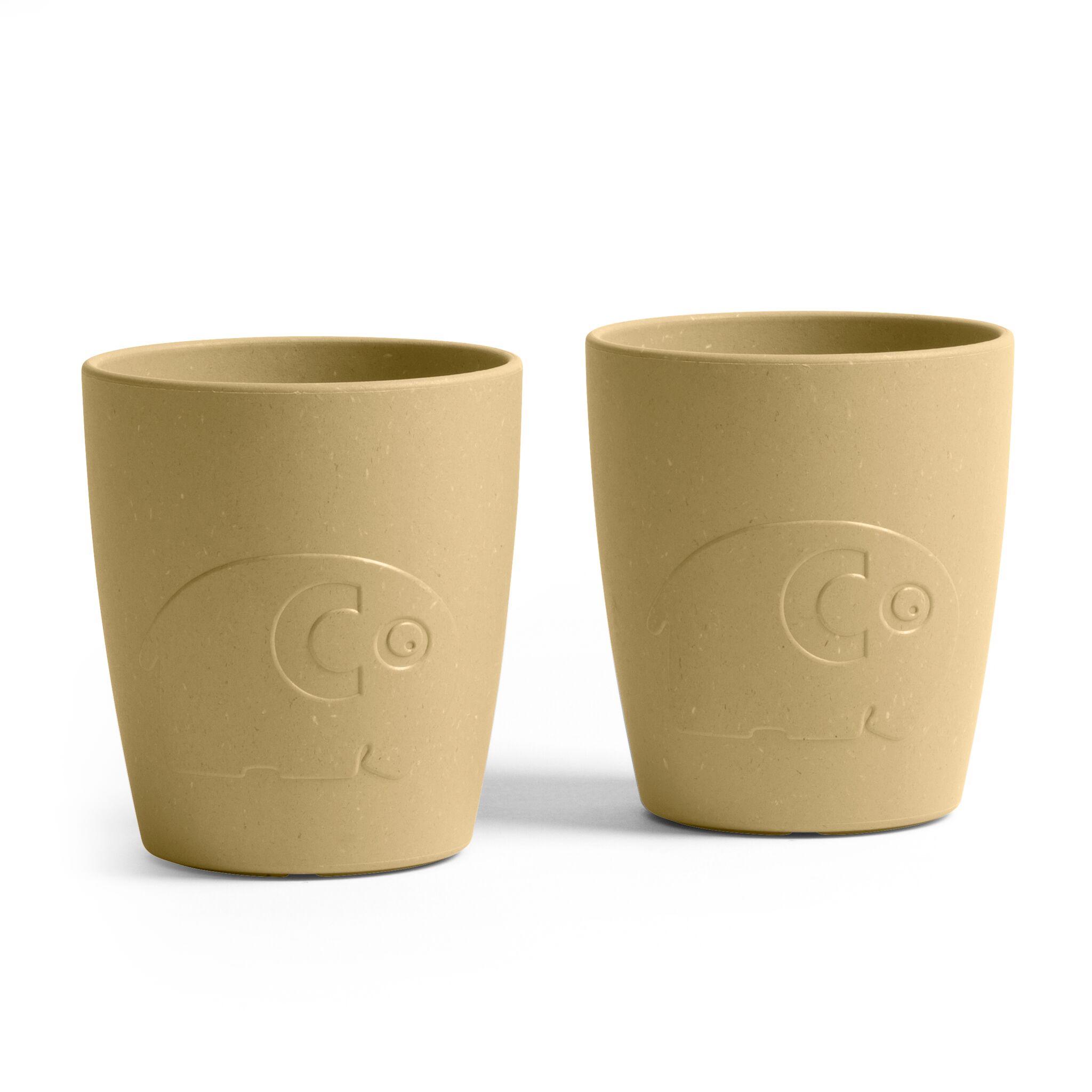 DELISTED Sebra MUMS, Tassen-Set „wheat yellow“, Biokunststoff