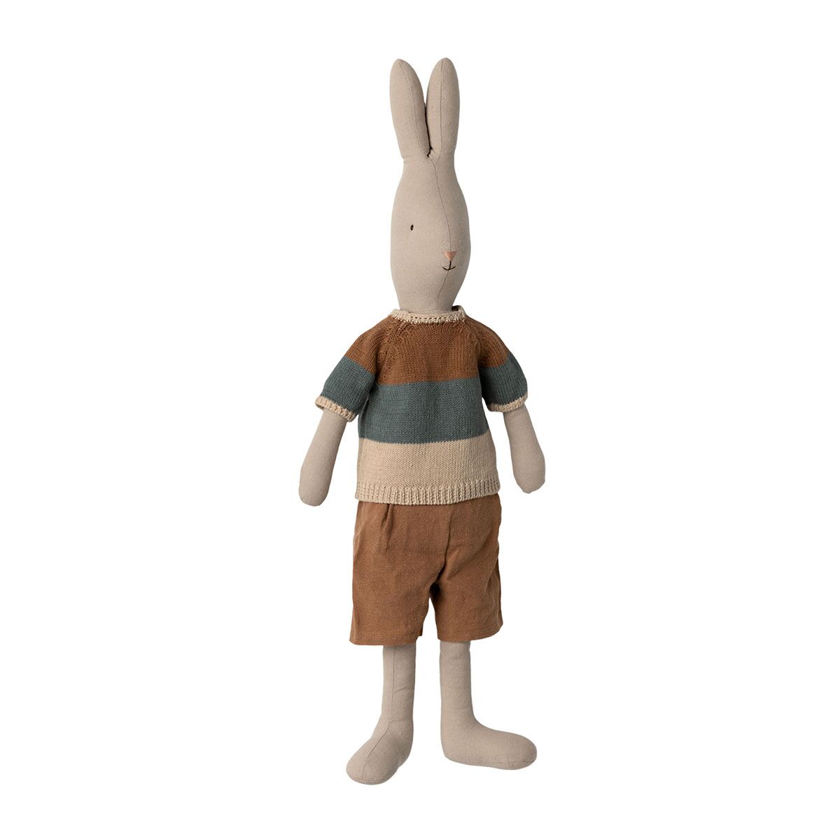 Maileg Kaninchen mit Strickhemd und Shorts, Gr. 4 - 62cm