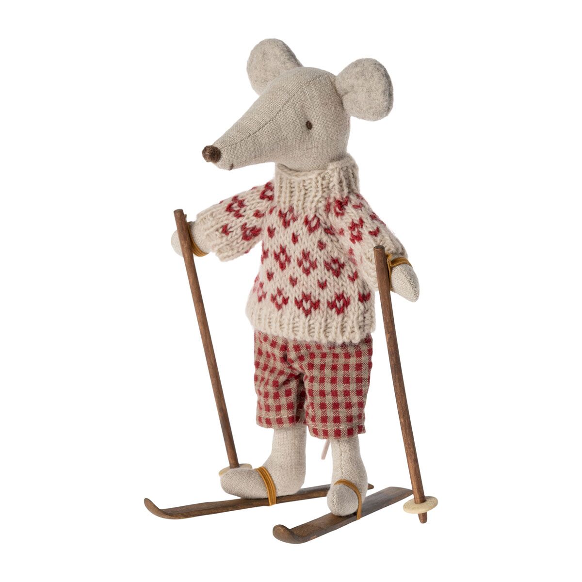 DELISTED Maileg Miniatur Ski und Skistöcke für Mama & Papa Maus – Bild 2