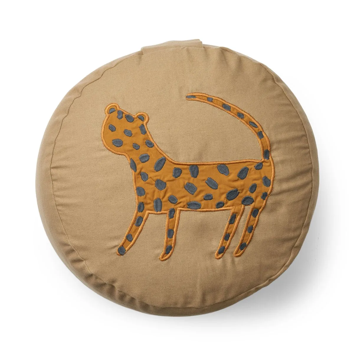 Liewood Mini-Sitzsack Betsy „Leopard / Oat“, Puff, 31x15cm