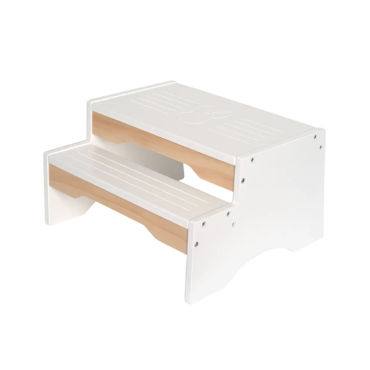 Jabadabado Tritthocker, weiß, H20cm