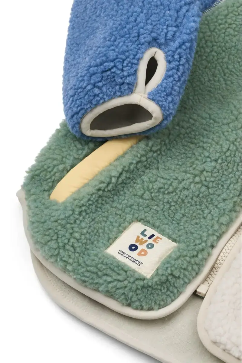 Liewood Nolan Sherpa Jacke für Kinder „Peppermint multi mix“