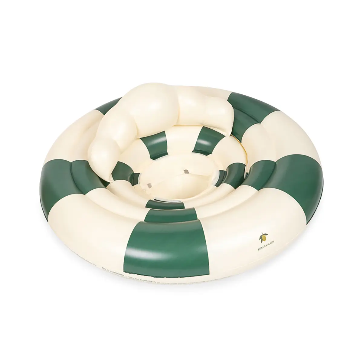 Konges Sløjd Baby-Schwimmring „Green Stripe“, ø65cm