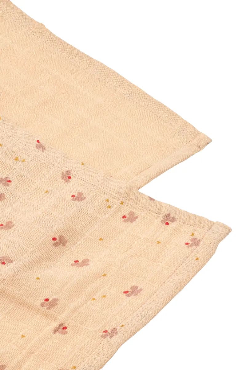 Liewood Lewis Mulltuch „Mini butterfly / Apple blossom mix“