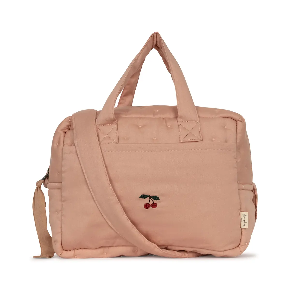 Konges Sløjd Puppen Wickeltasche „Mahogany Rose“