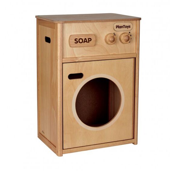PlanToys Waschmaschine „natur“ aus Öko-Holz