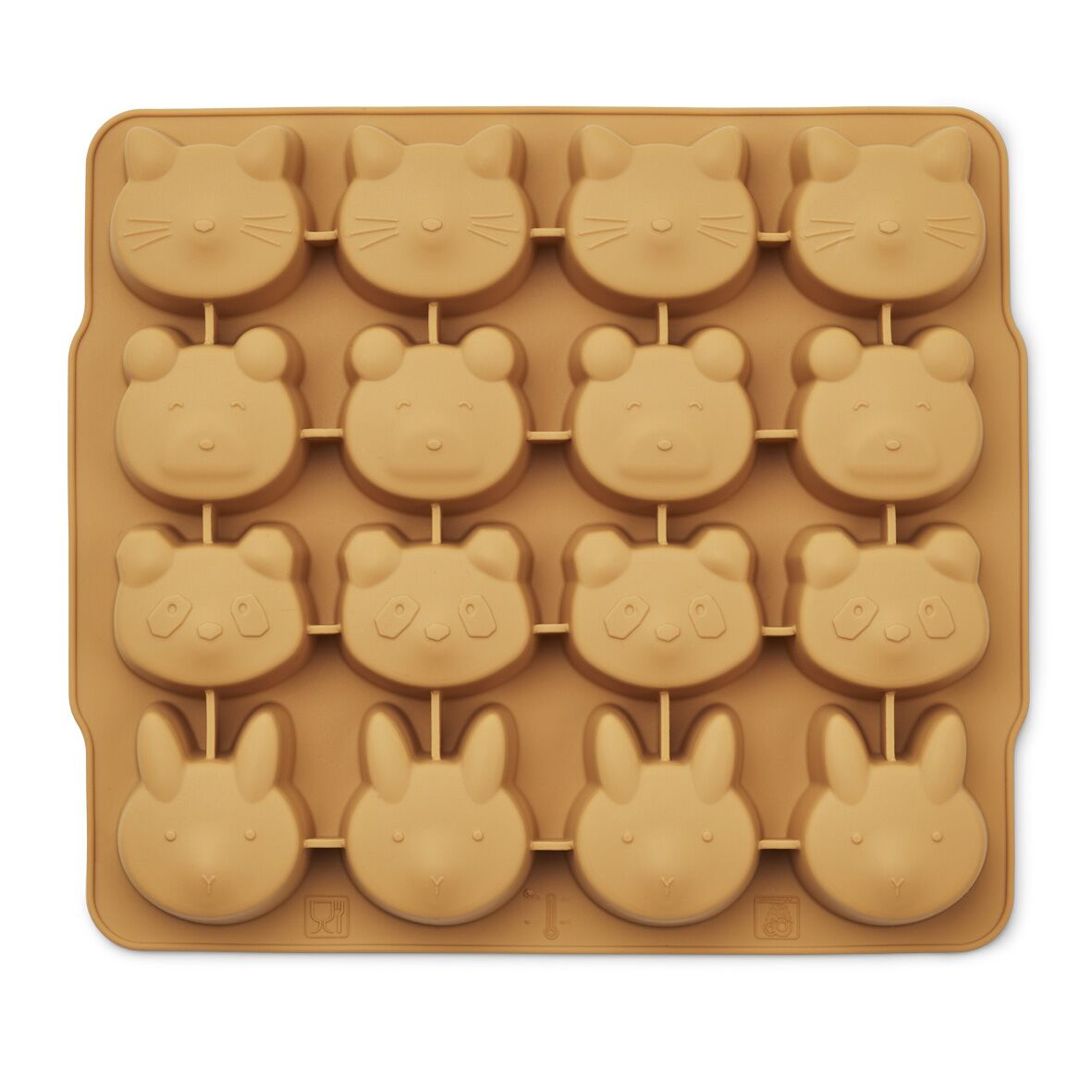 Liewood Sonny Eiswürfelformen „Yellow mix“ Rückseite