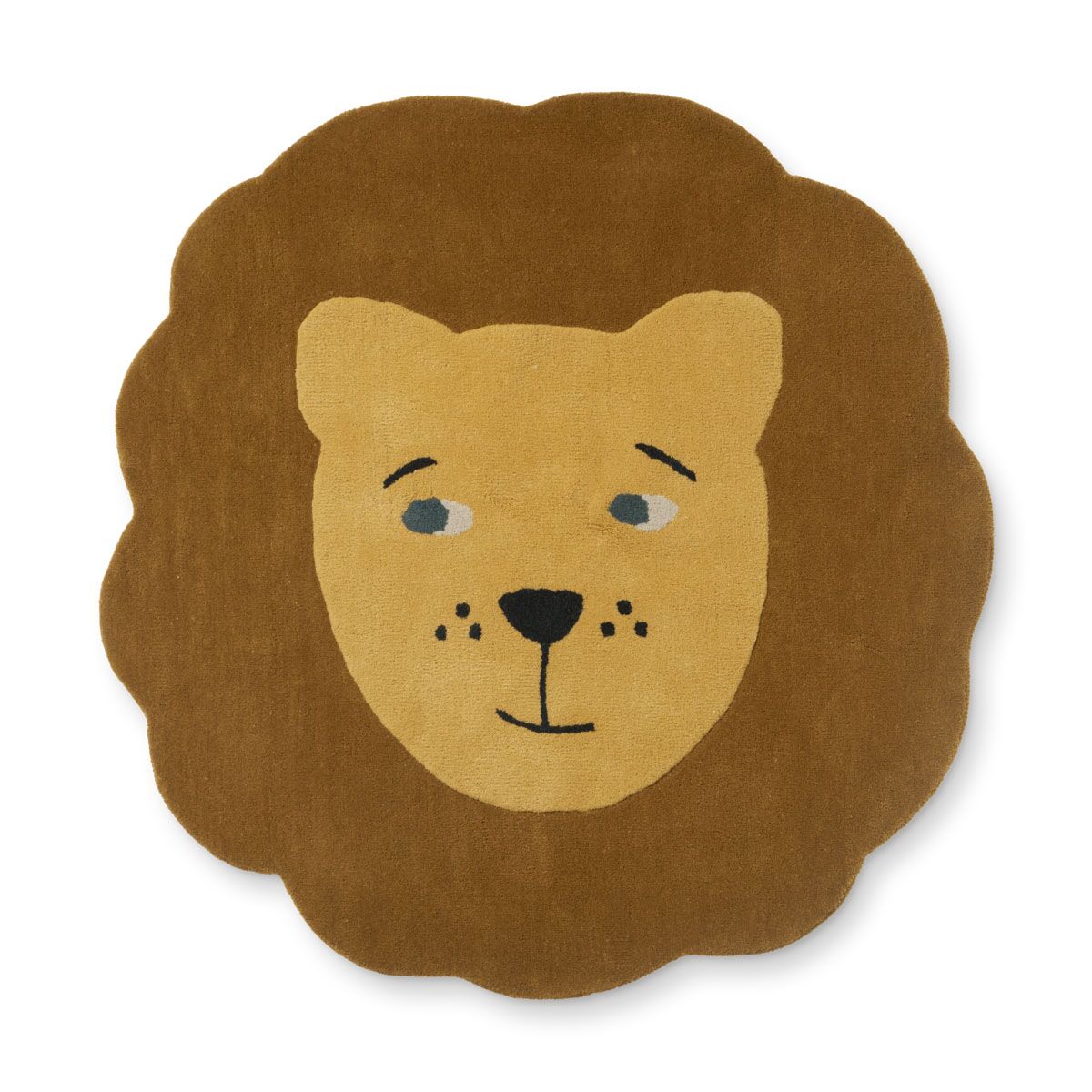 Liewood Teppich Jena „Lion / golden caramel multi mix“, 82x82cm
