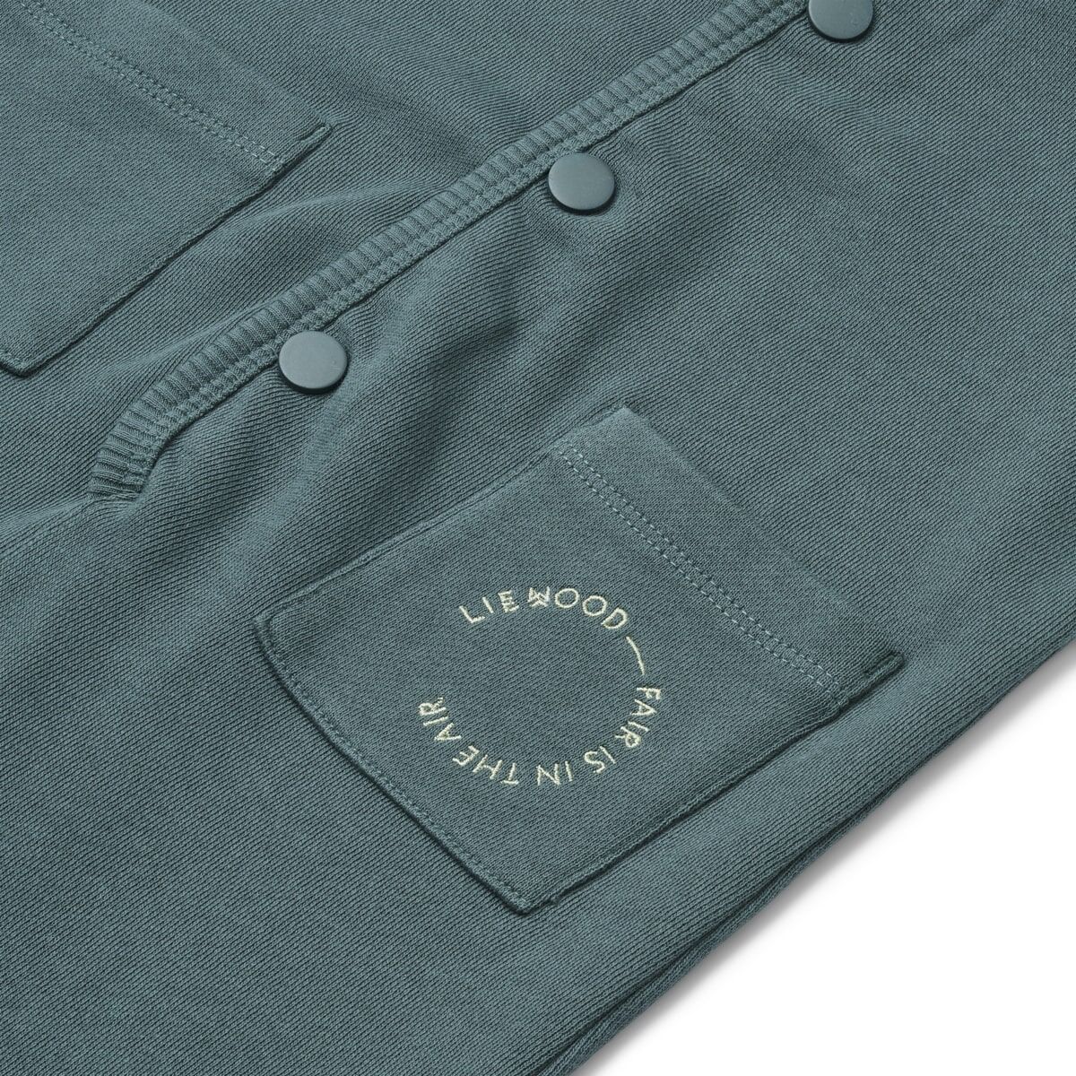 Liewood Kinder-Sweat-Jumpsuit Topeka „Whale blue“, Gr. 56-104 – Bild 4