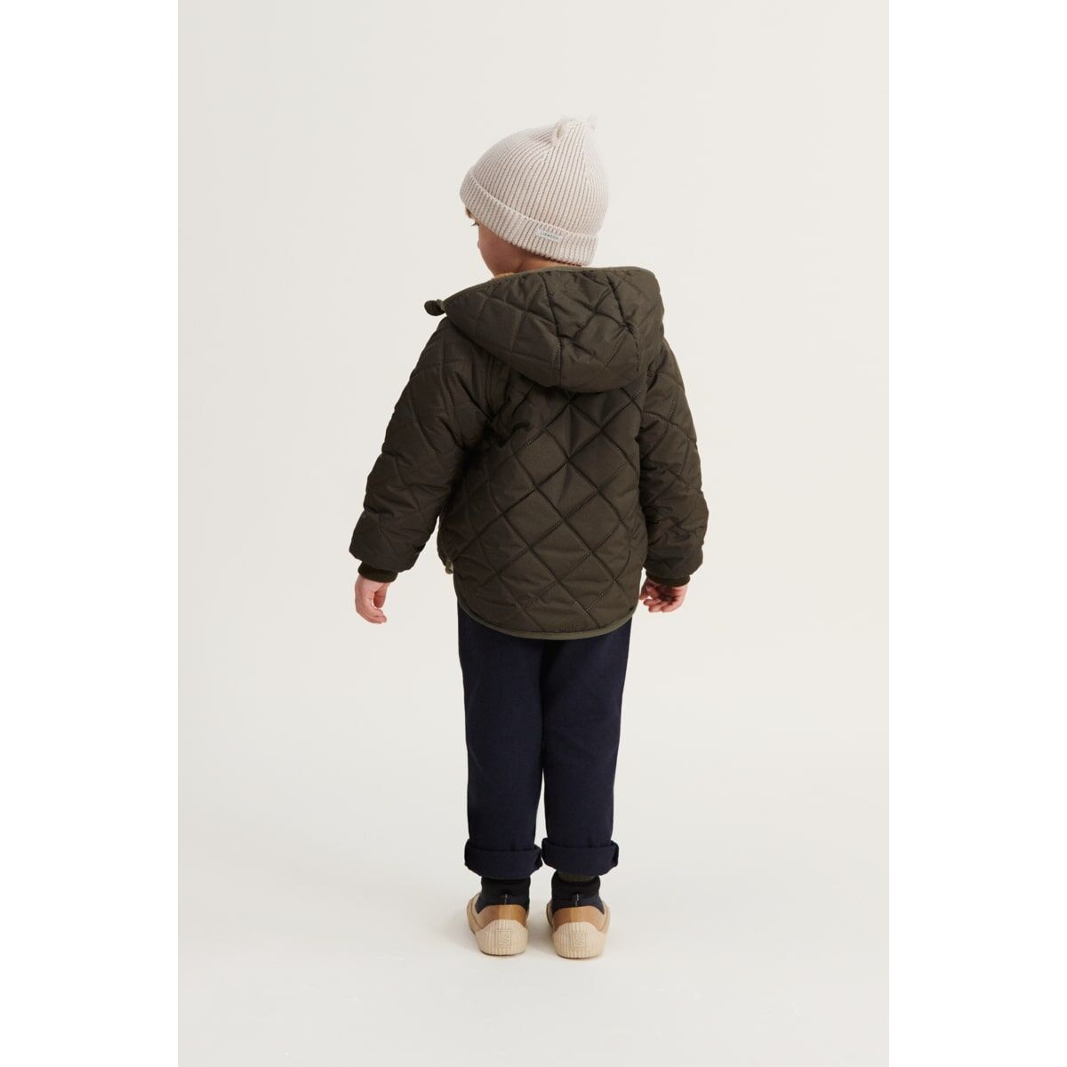 Liewood Jackson Thermo-Wendejacke für Kinder „Army brown mix“, Gr. 80 – Bild 7