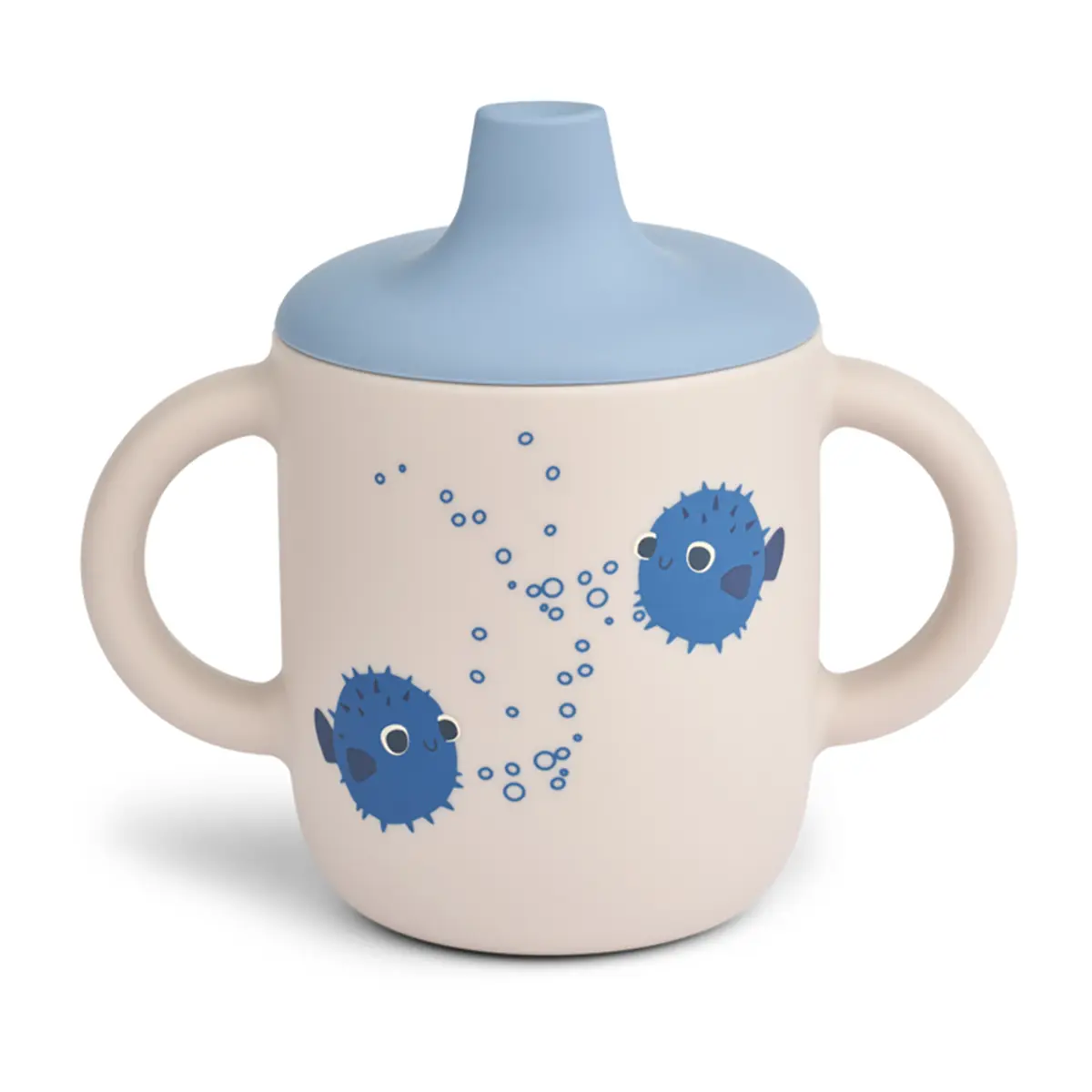 Liewood Neil Silikon Becher „Pufferfish / Sandy“, 150ml