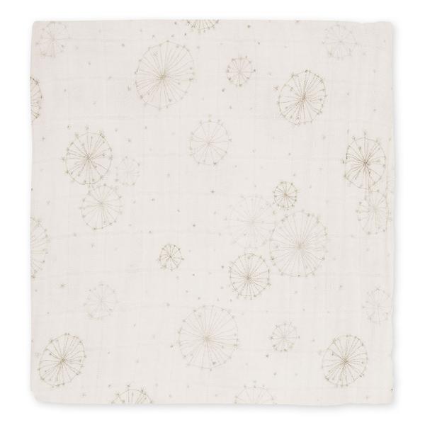 DELISTED Cam Cam Wickeltuch „Dandelion Natural“, GOTS, 120x120cm – Bild 3