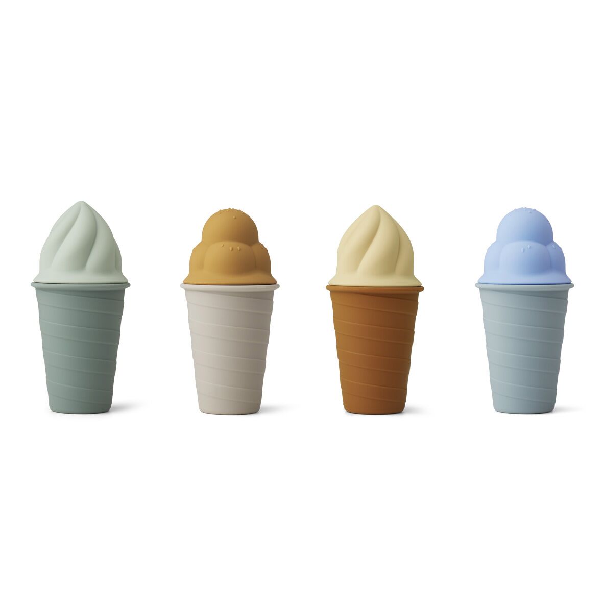 DELISTED Liewood Eiscreme-Spiel-Set Bay „Sky blue multi mix", Silikon, 8-teilig – Bild 2