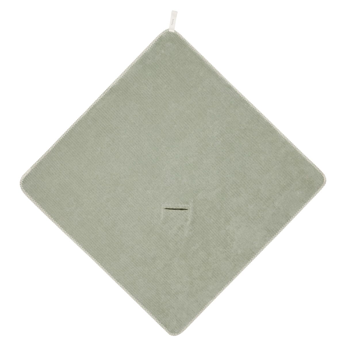 koeka Kapuzenhandtuch : Wickeltuch Vik, Stretch Frottee, shadow green, 100x100cm 04