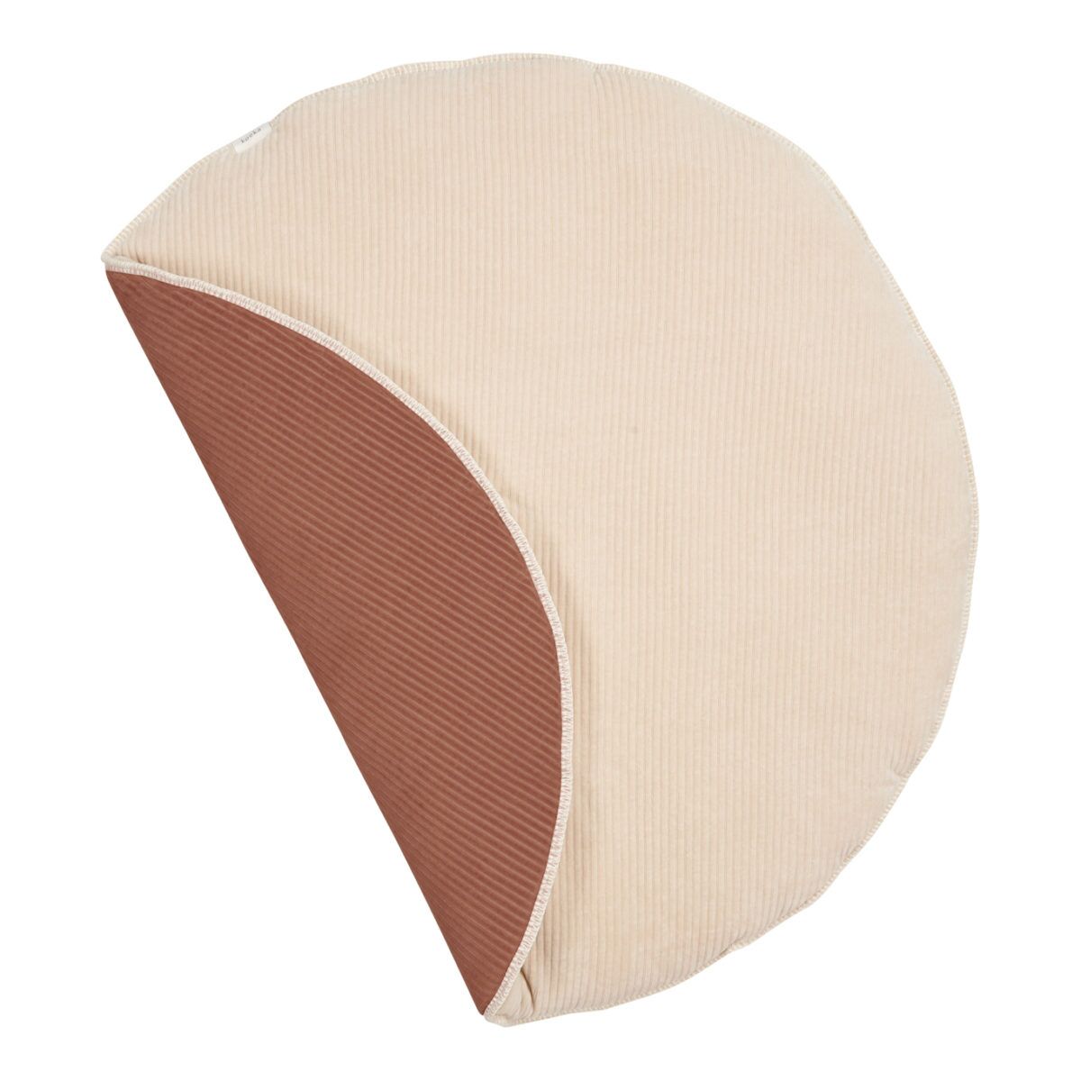 koeka Krabbeldecke Vik „hazel : sand“, rund, 90cm 01
