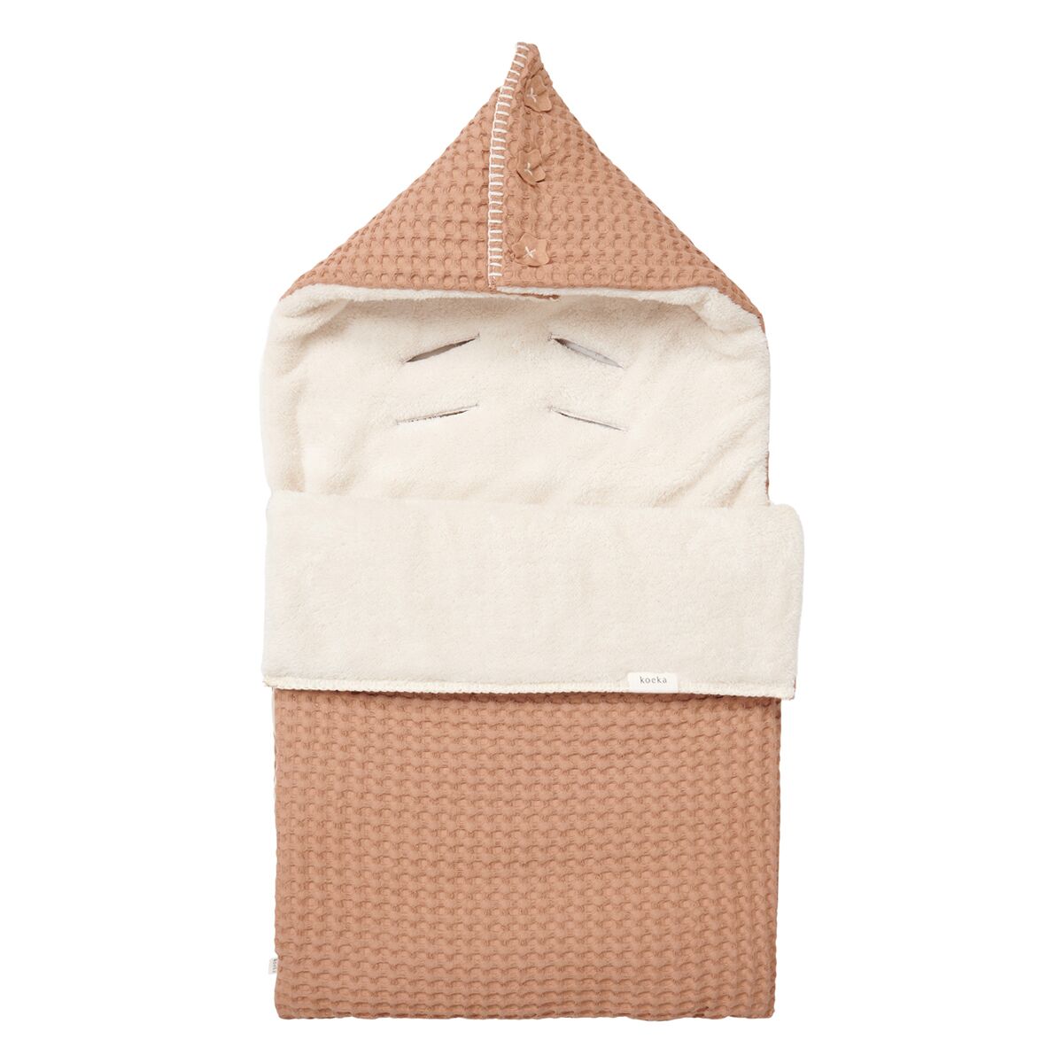 koeka Fußsack Oslo „soft earth / pebble“ für 3-Punktgurt, 0+