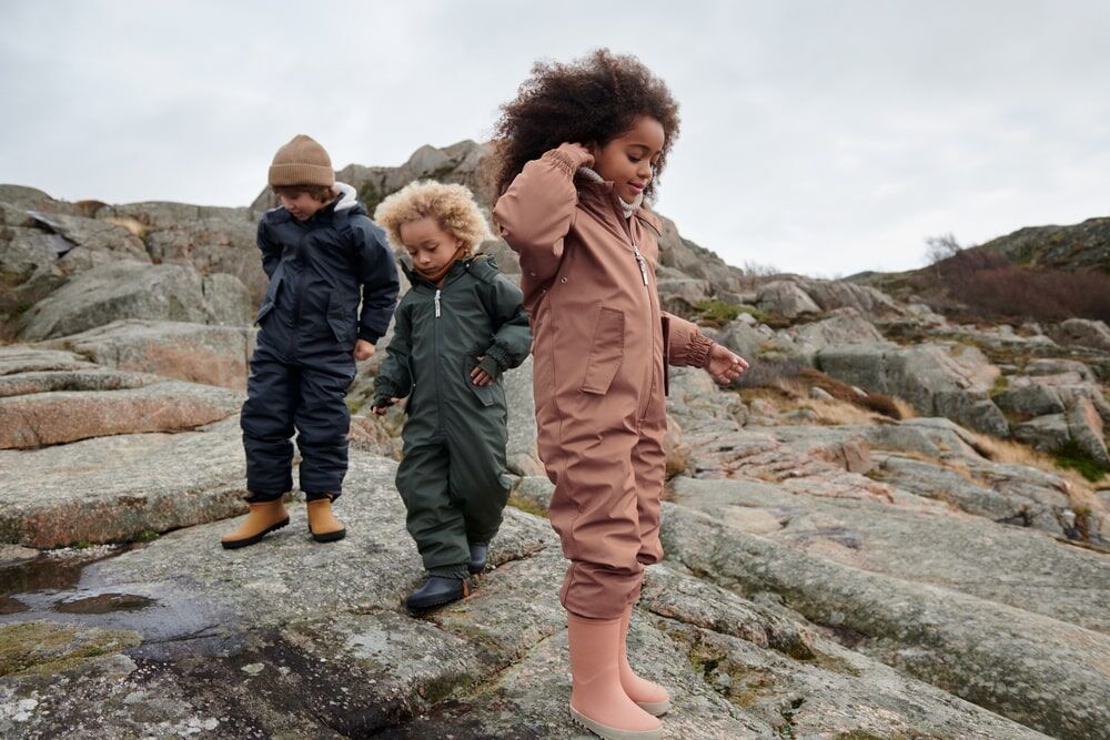 Liewood Mason Thermo-Regenstiefel „Khaki / Sand mix“, Teddyfutter, Gr. 22 – Bild 9