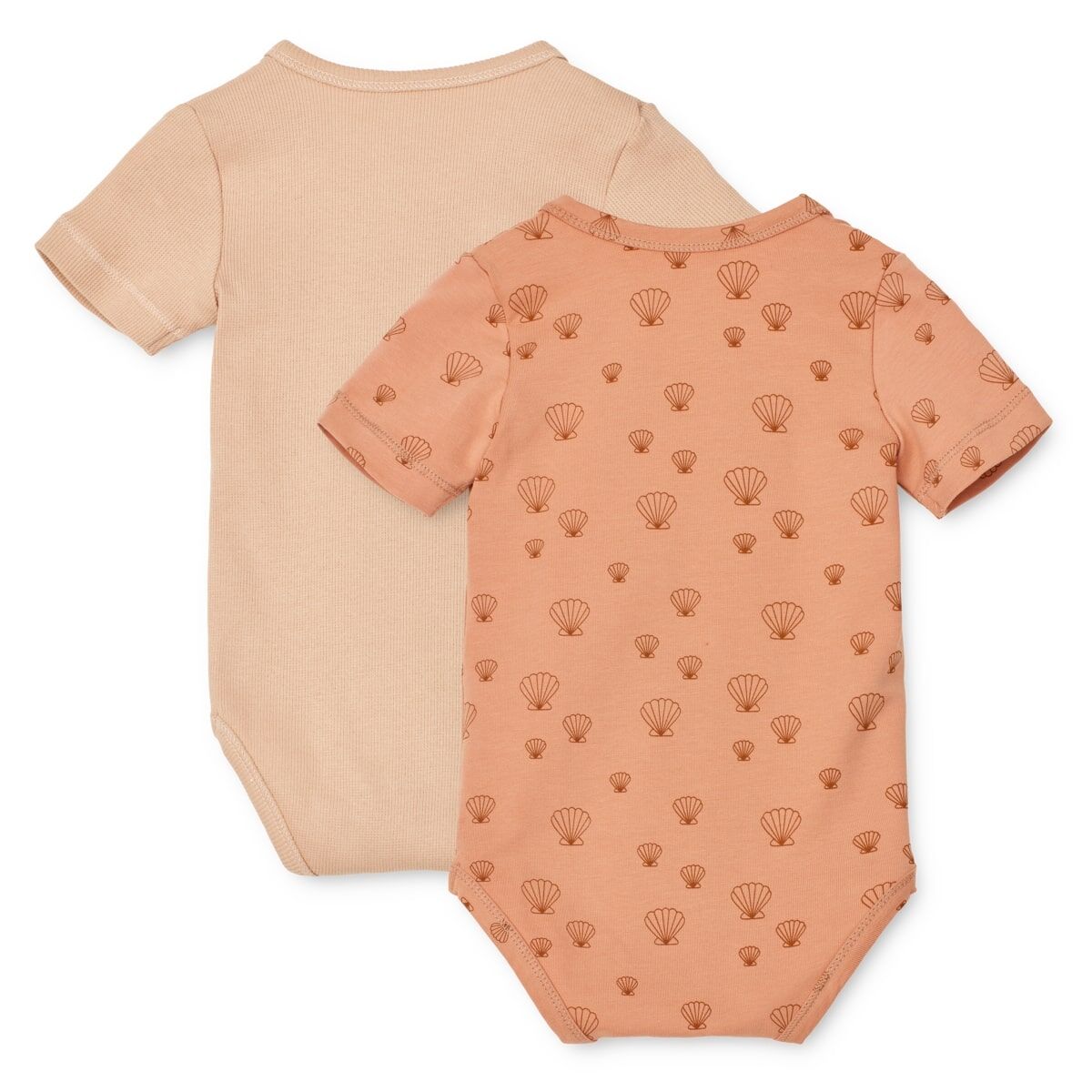 Liewood Baby-Body Hali „Sea shell Pale tuscany / Apple blossom“, 2er-Set, Gr. 68-80 – Bild 2