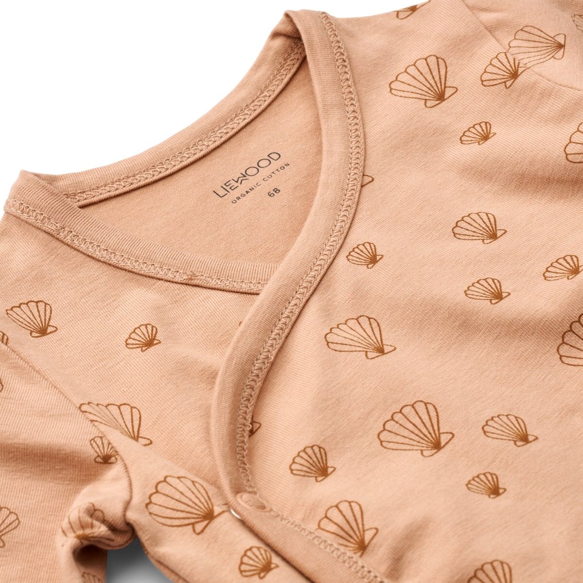 Liewood Baby-Body Hali „Sea shell Pale tuscany / Apple blossom“, 2er-Set, Gr. 68-80 – Bild 4