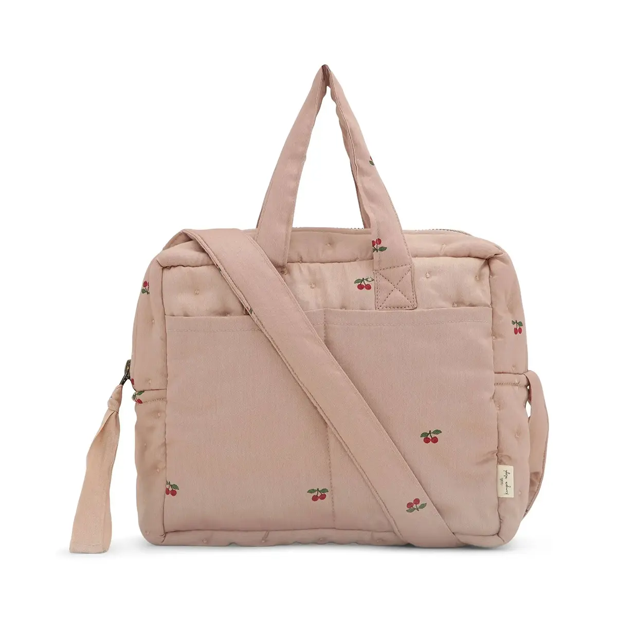 Konges Sløjd Puppen Wickeltasche „Cherry Blush“