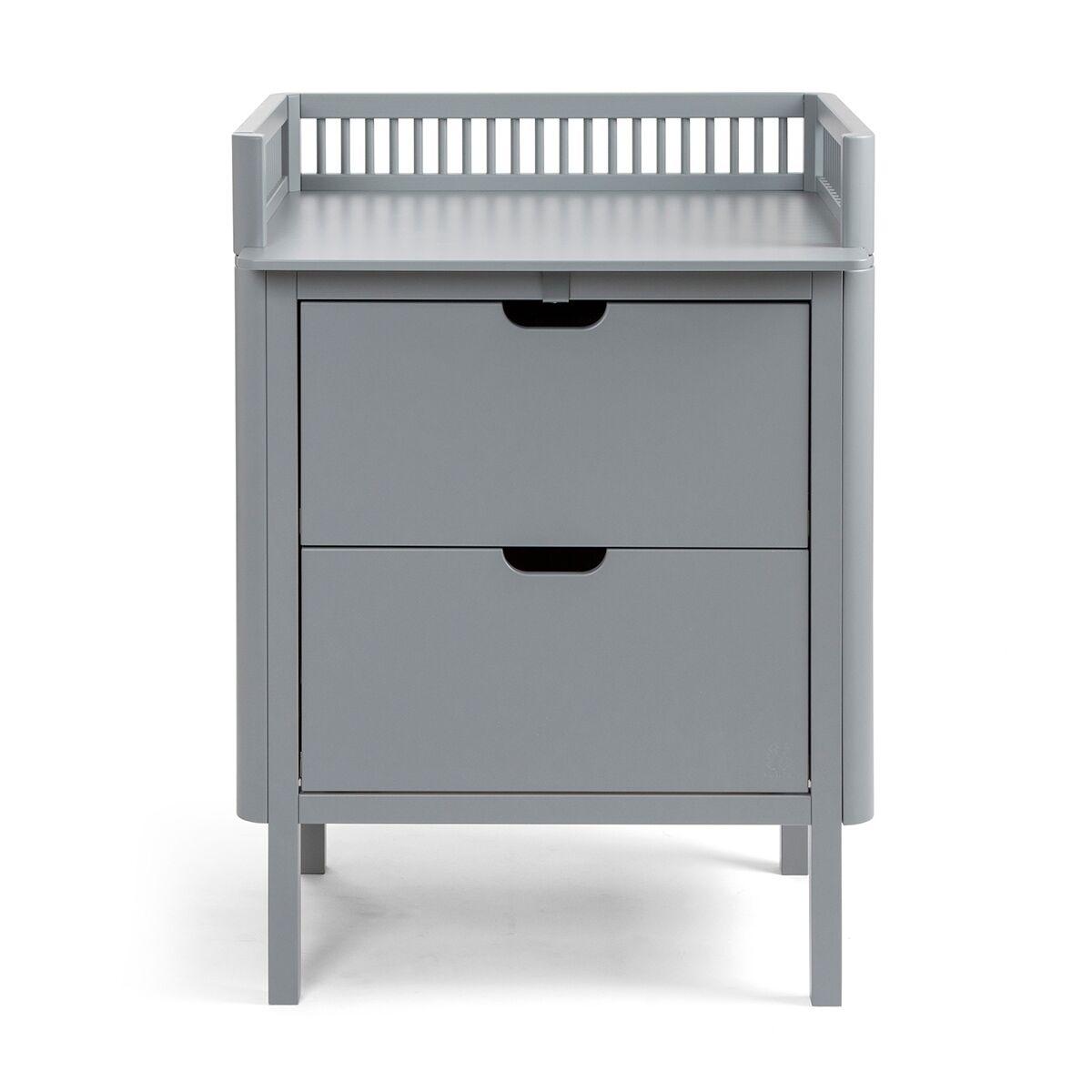 DELISTED Sebra Wickelkommode mit Schubladen, classic grey, grau, FSC® Mix