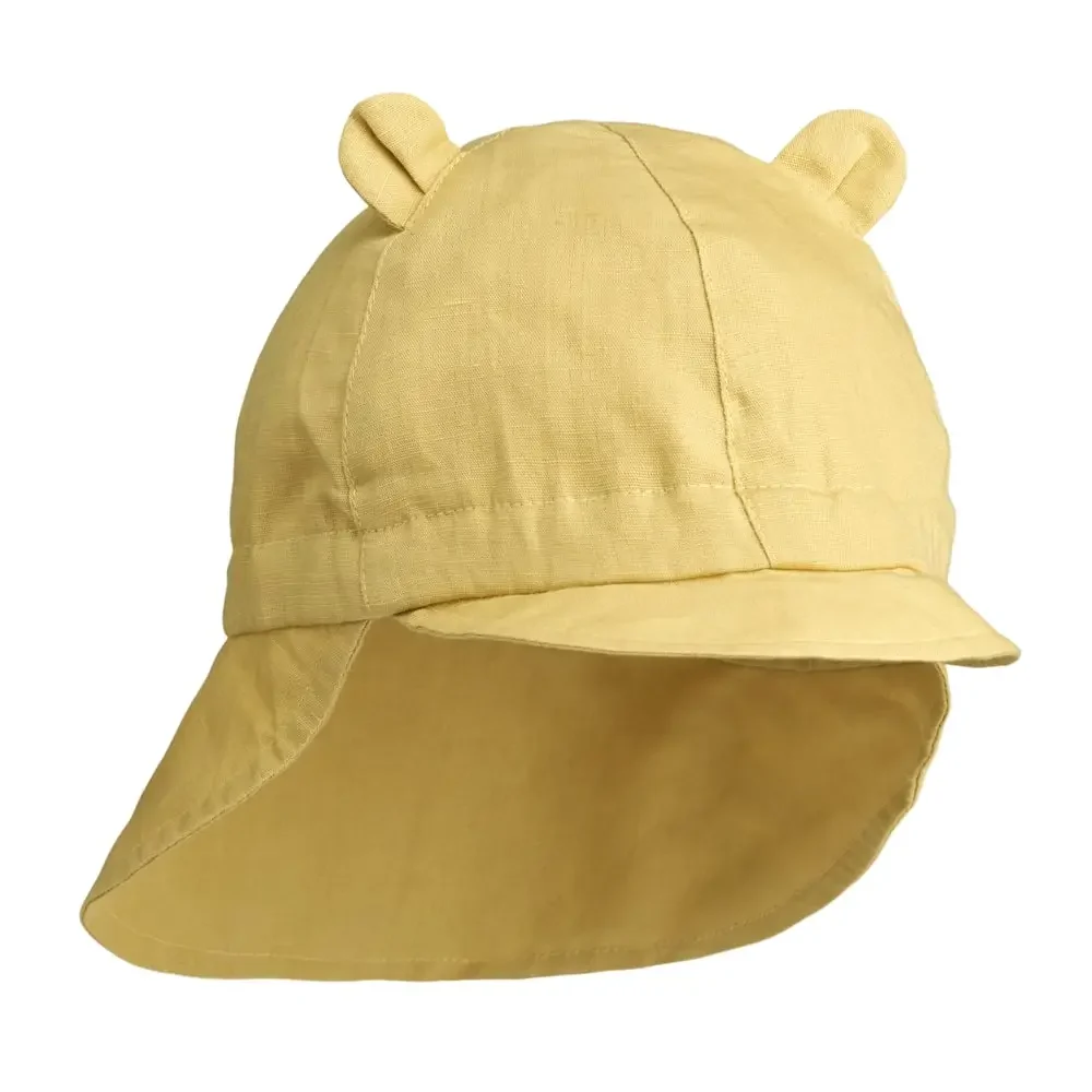 Liewood Sonnenhut Gorm „Crispy corn“, Leinen, 3 Monate - 4 Jahre