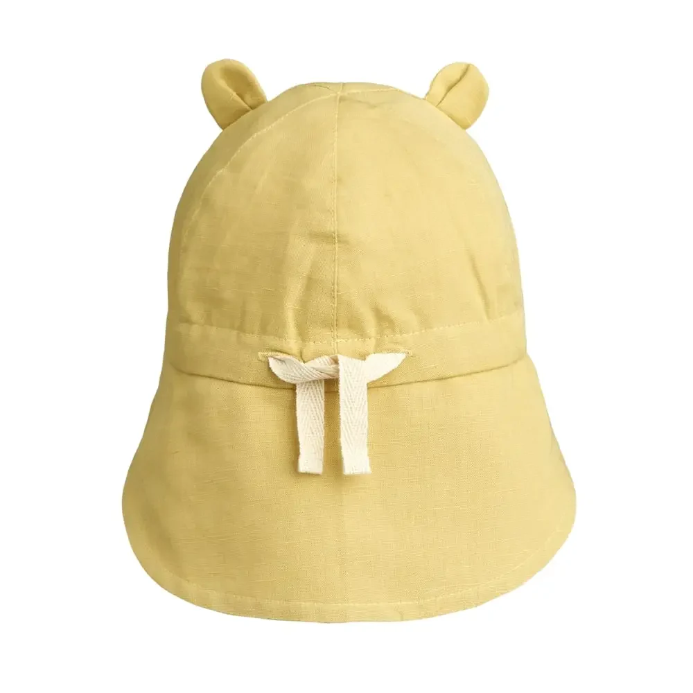 Liewood Sonnenhut Gorm „Crispy corn“, Leinen, 3 Monate - 4 Jahre