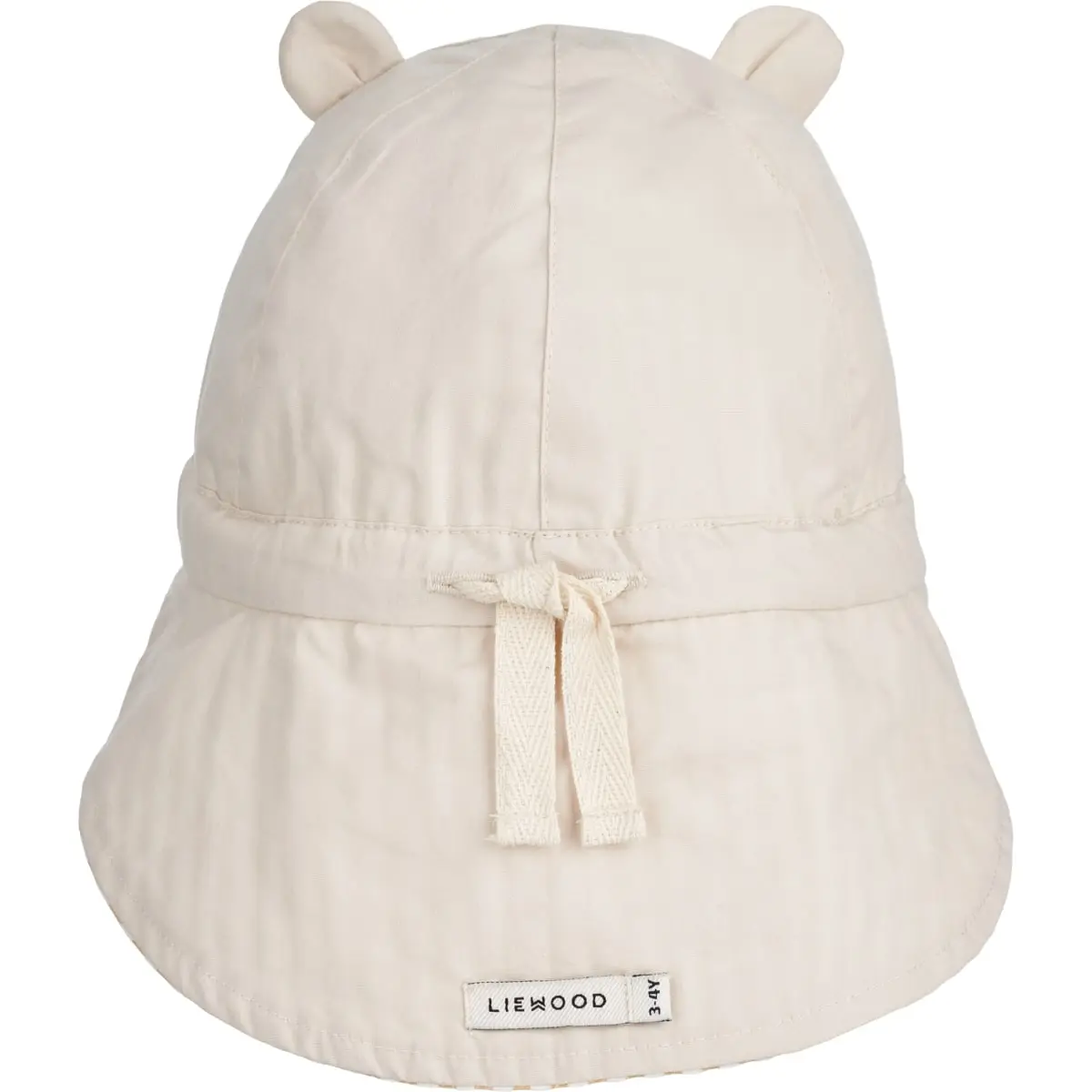 Liewood Wende-Sonnenhut Gorm „ Yellow mellow / creme de la creme“, Leinen