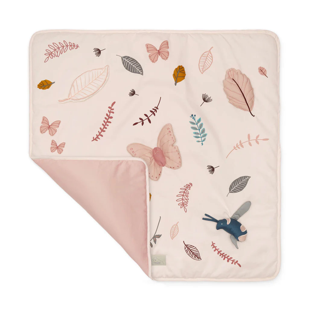 Cam Cam Activity Spielmatte „Pressed Leaves Rose“, OCS, 80x80cm