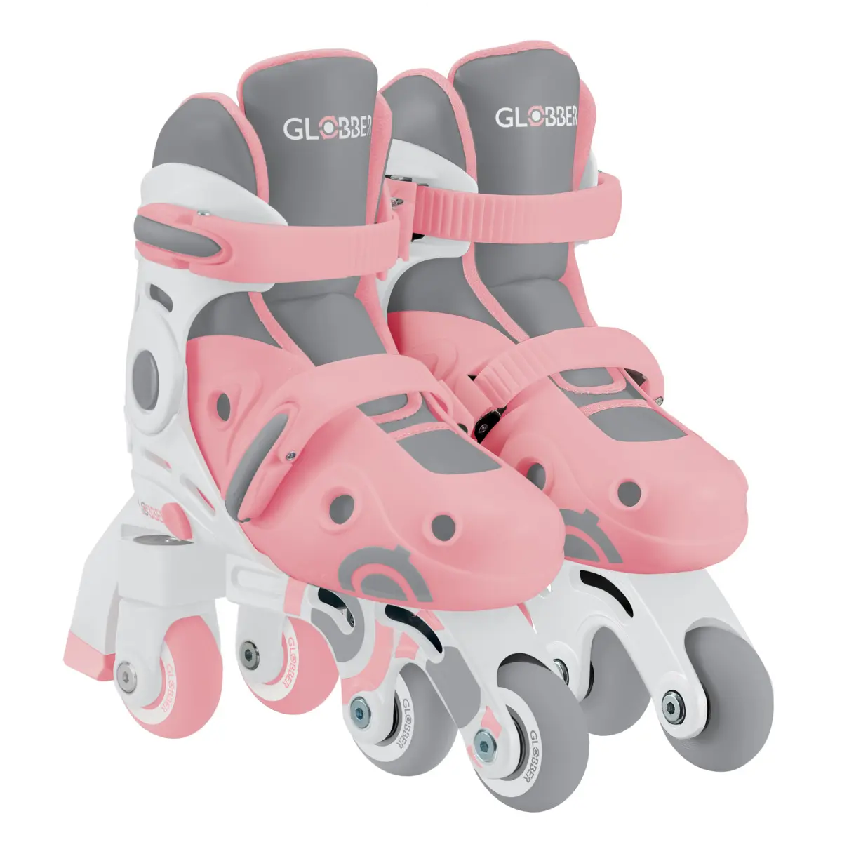 Globber Learning Inline Skate 2-in-1 pastellrosa