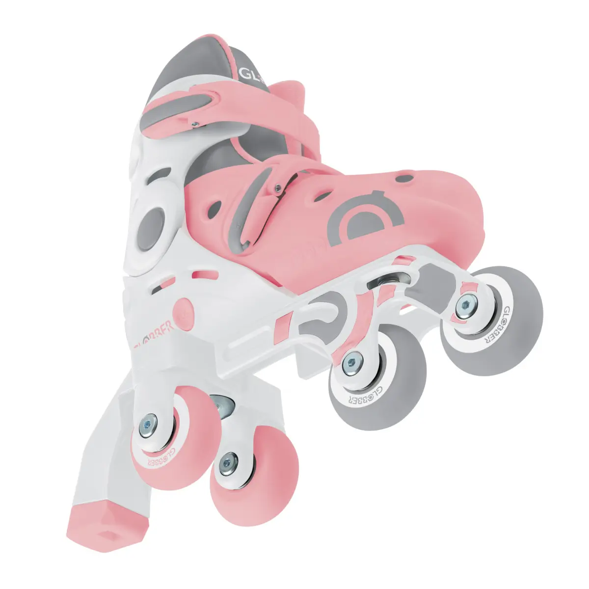 Globber Learning Inline Skate 2-in-1 pastellrosa, Gr. 26-29 – Bild 3