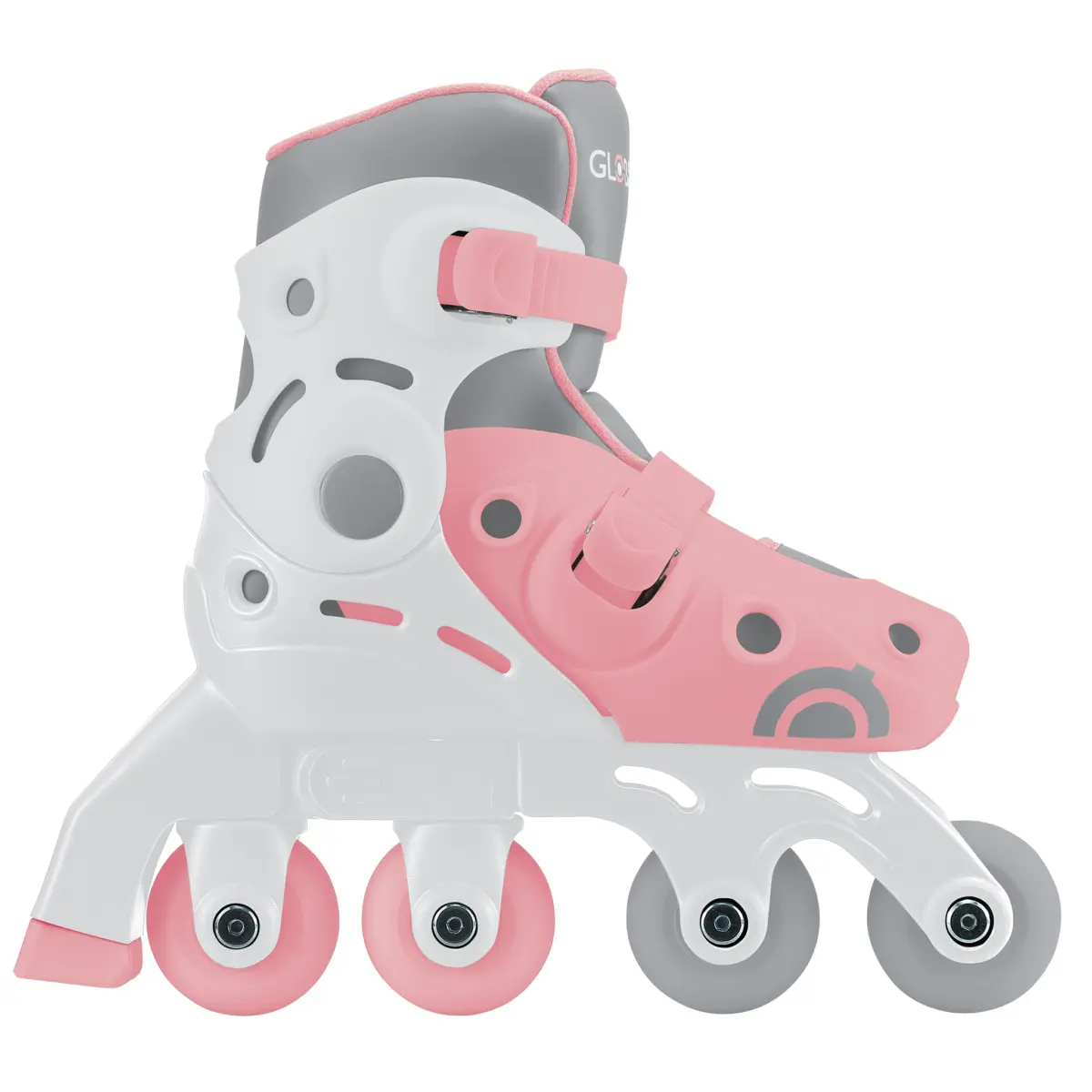Globber Learning Inline Skate 2-in-1 pastellrosa, Gr. 26-29 – Bild 5