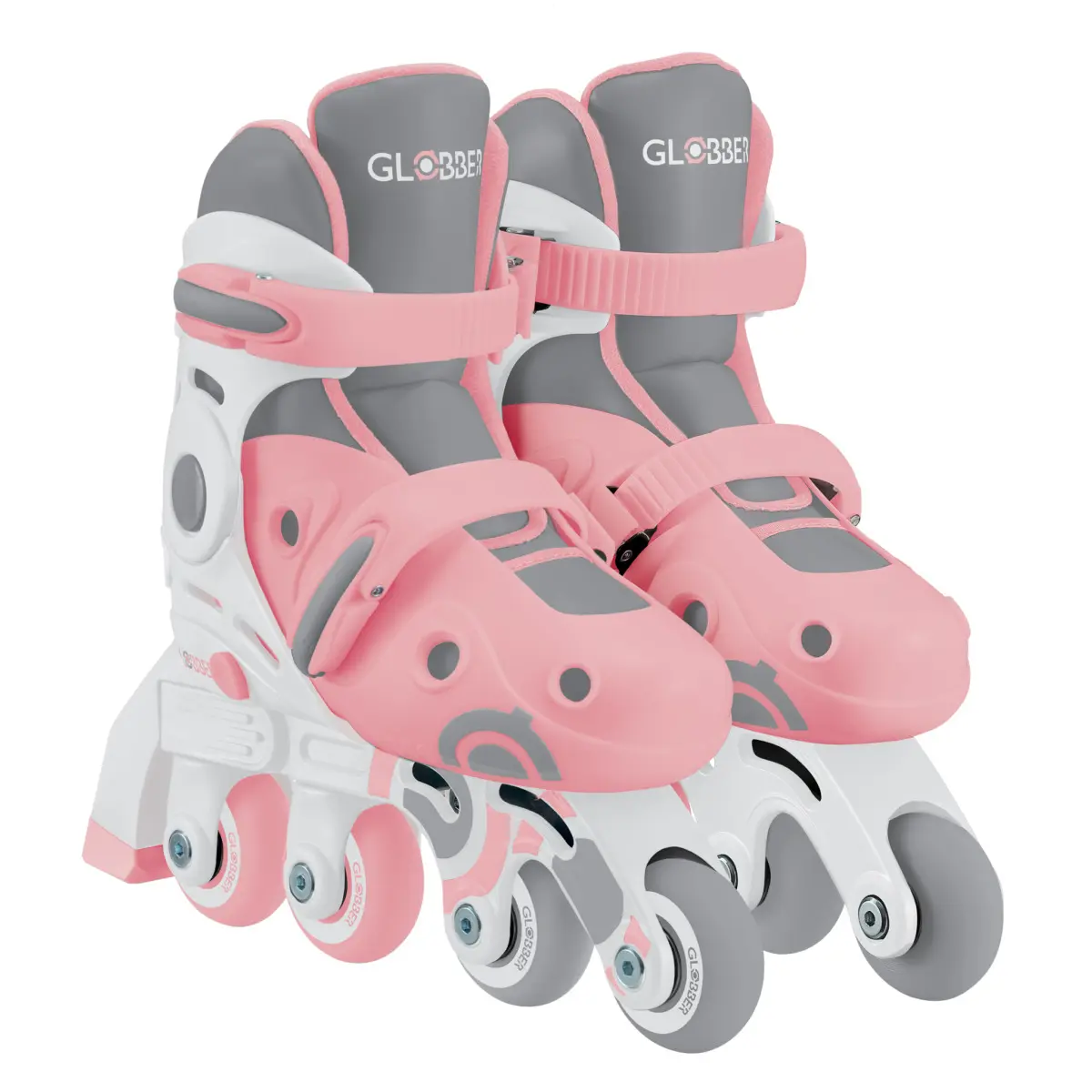 Globber Learning Inline Skate 2-in-1 pastellrosa, Gr. 26-29 – Bild 6