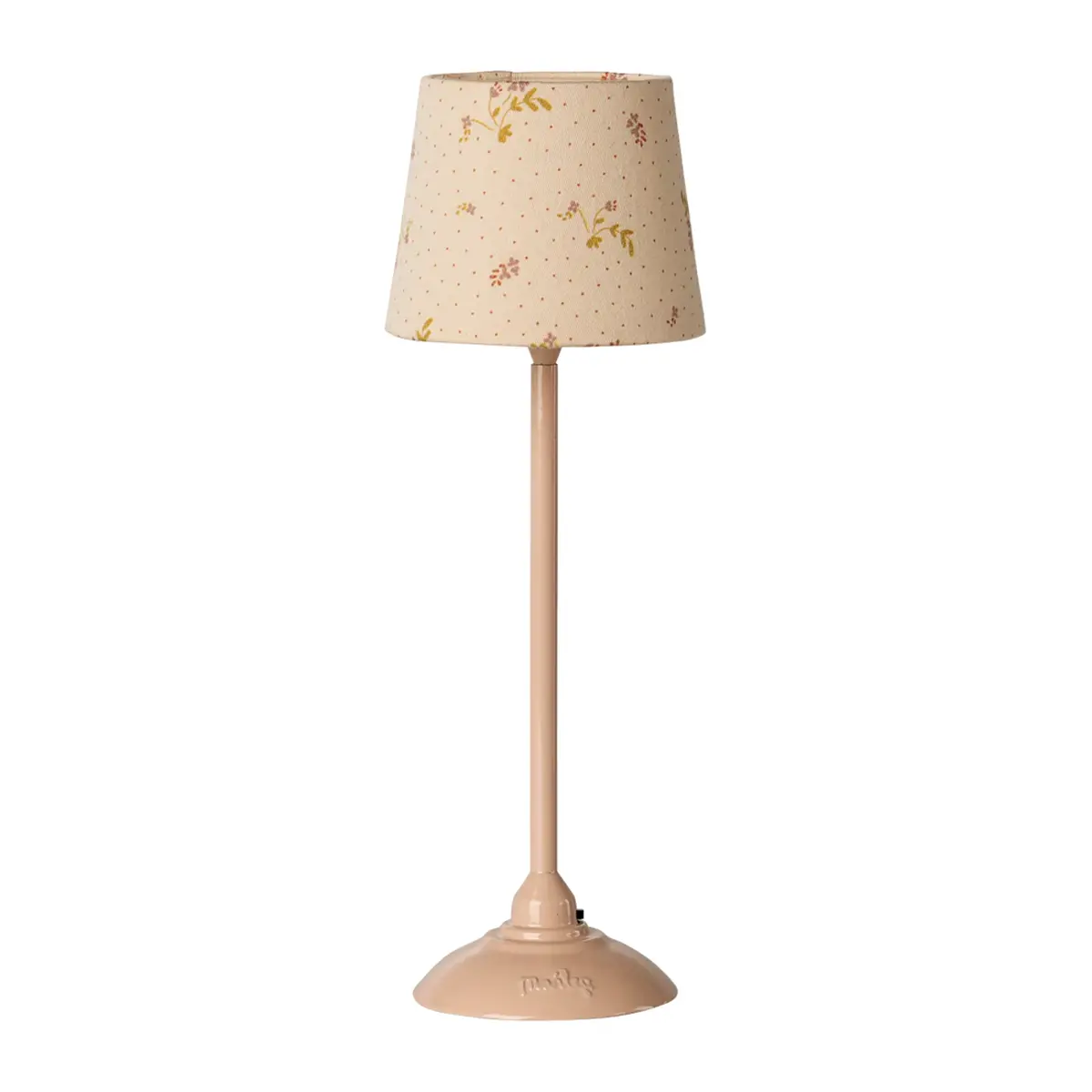 Maileg Miniatur-Stehlampe „Powder“ mit Licht, Mäusegröße, H14cm 1