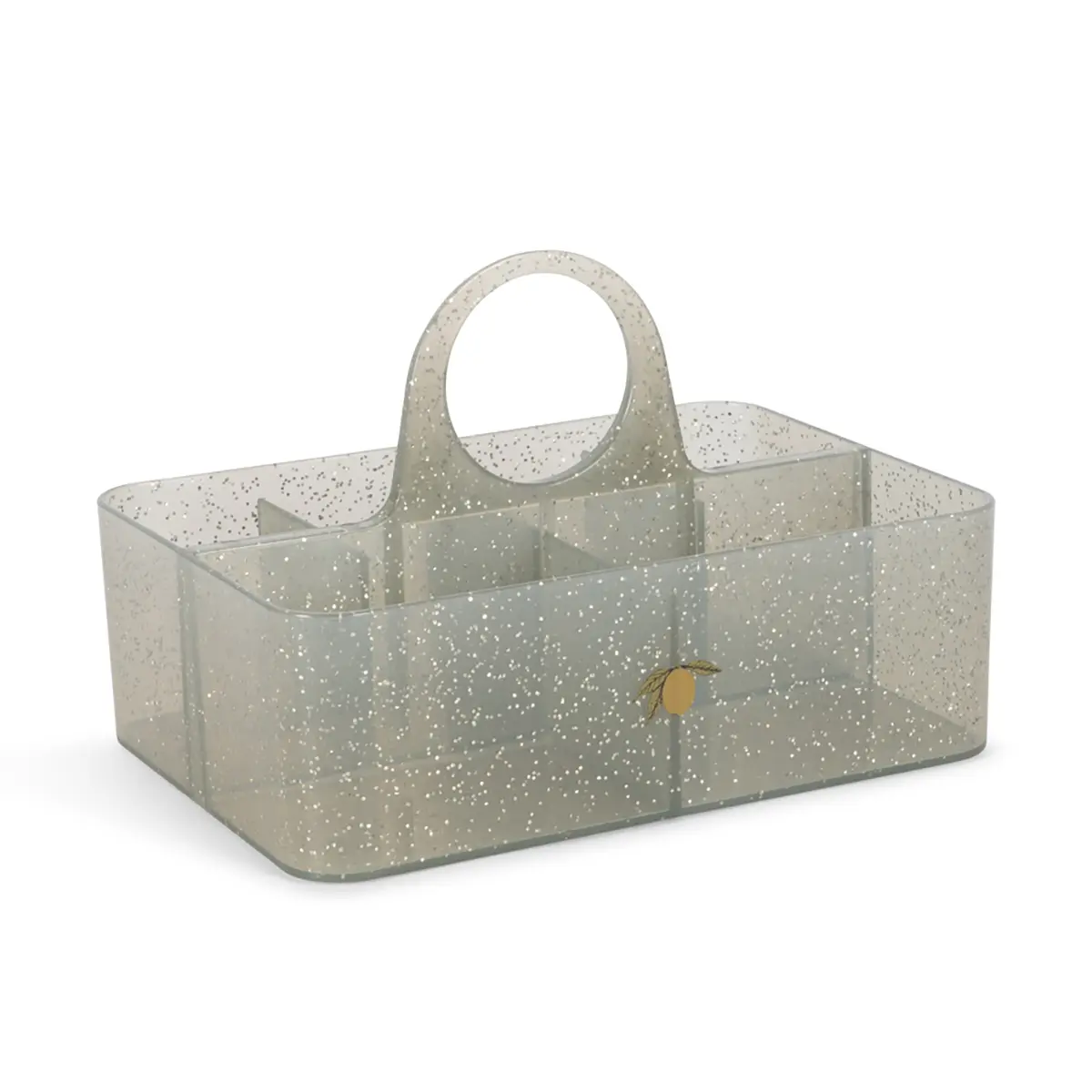 Konges Sløjd Glitzer Storage Box „Sparkling Blue“, 24x14cm