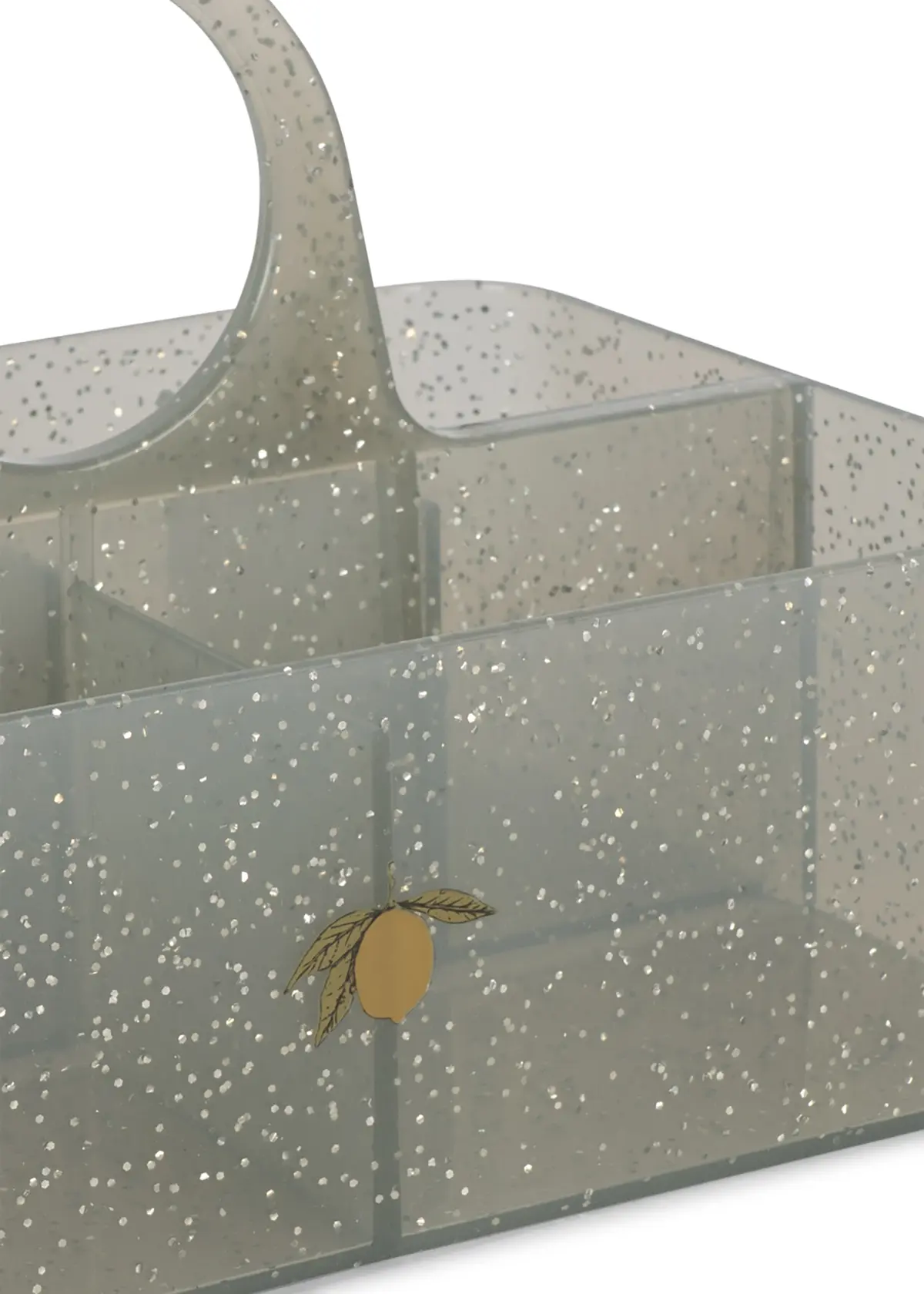 Konges Sløjd Glitzer Storage Box „Sparkling Blue“, 24x14cm